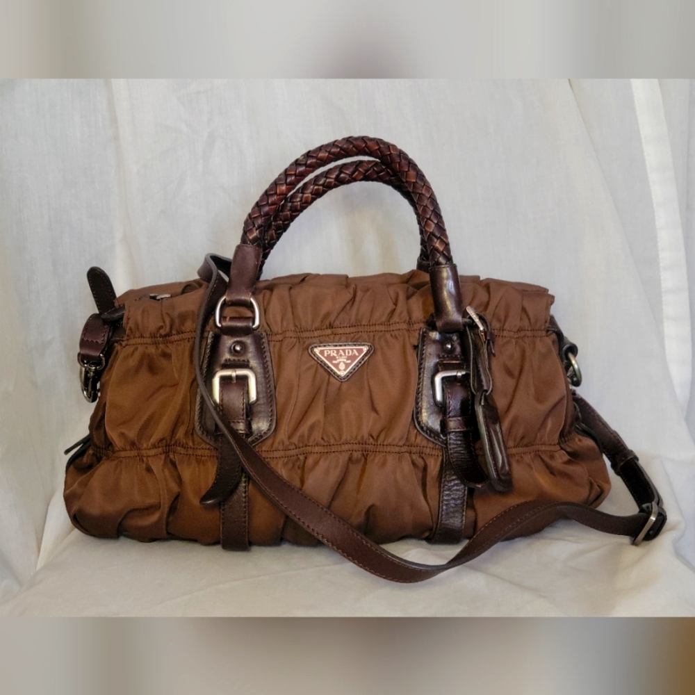 AUTHENTIC PRADA Tessuto Caufre Bruciato